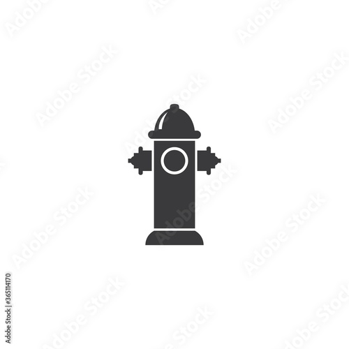 Fire hydrant logo and icon