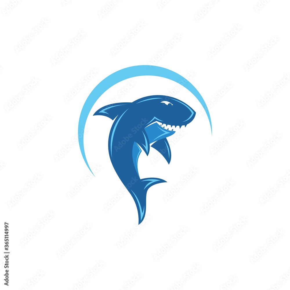 Fototapeta premium Shark Logo