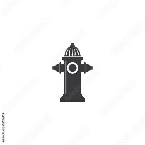 Fire hydrant logo and icon