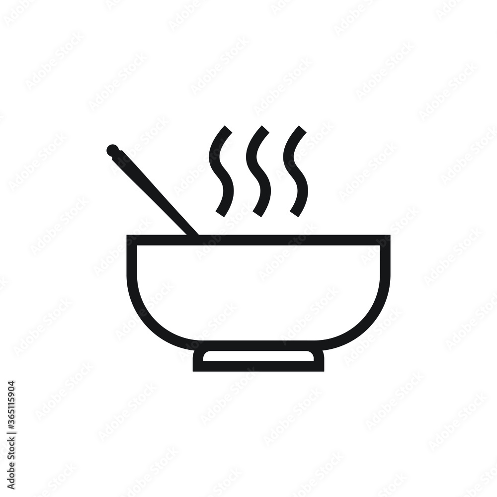 Soup meal icon design. vector illustration Soup meal icon design. vector illustration