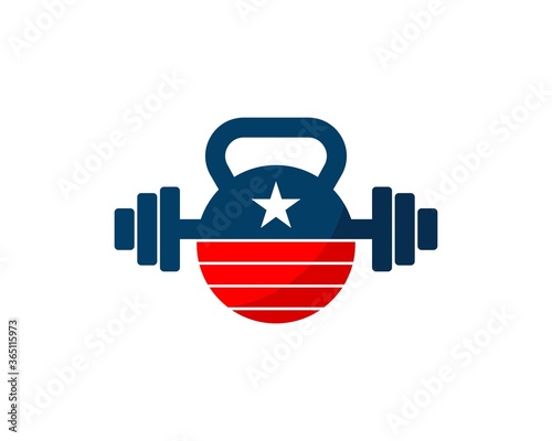 American kettle bell and barbell