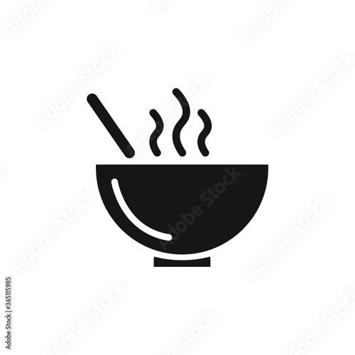 Soup meal icon design. vector illustration