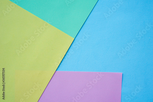 Pastel Soft Color paper for background. minimalist back to school copy space concept for text.