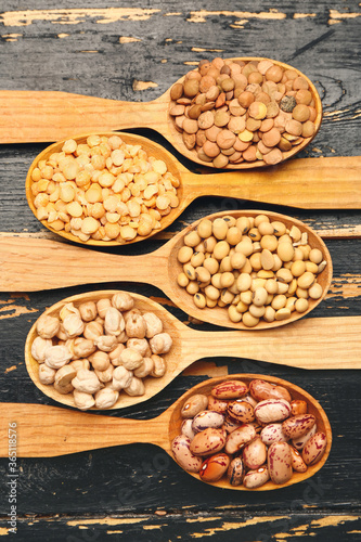 Assorted legumes and pulses...