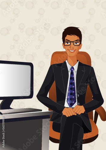 happy businessman