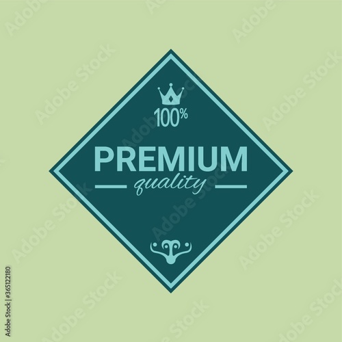 premium quality label