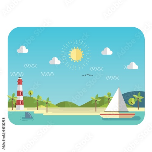 beach landscape