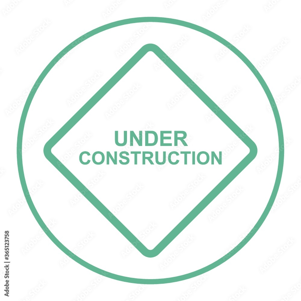 under construction signboard under construction signboard
