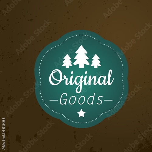 original goods label