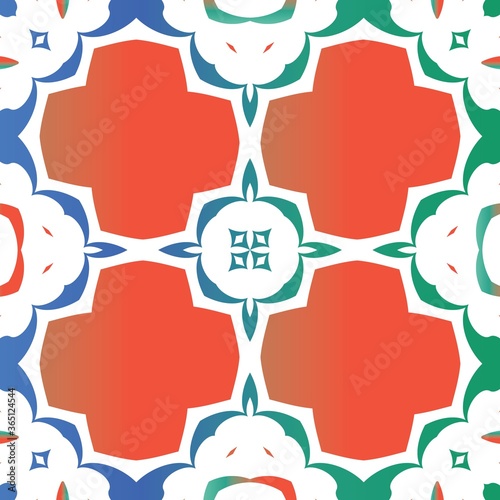 Antique ornate tiles talavera mexico.