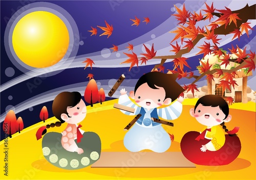 boy telling tales to girls