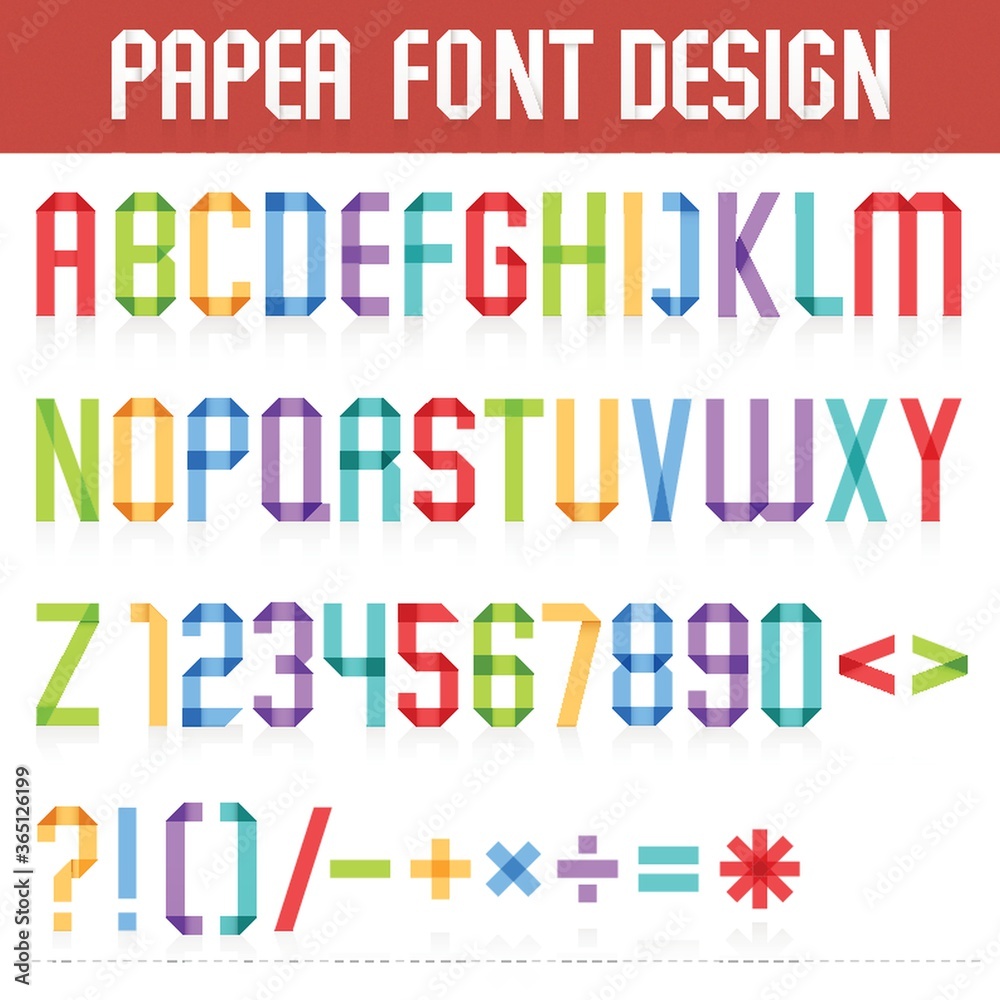 paper font design