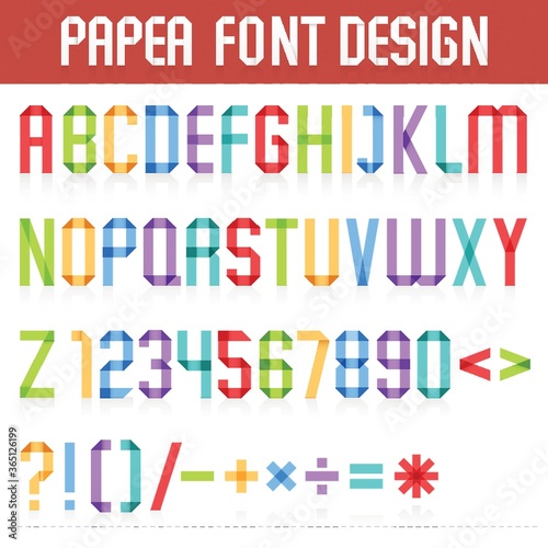 paper font design