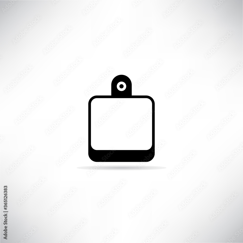 chopping board vector icon on gray background chopping board vector icon on gray background