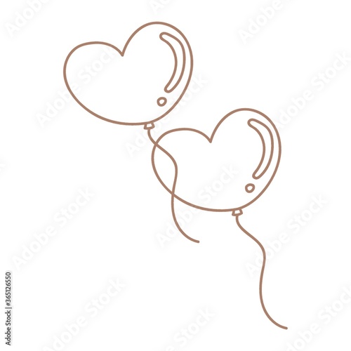 heart shaped balloons