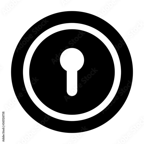 Key hole icon