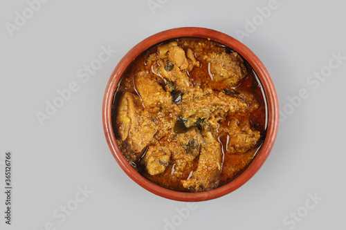 Indian Home made Chettinad country chicken curry	
