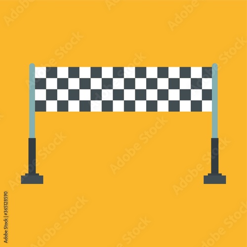 checkered banner