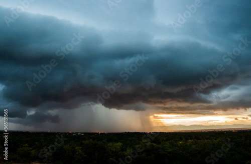 thunder storm sky Rain clouds