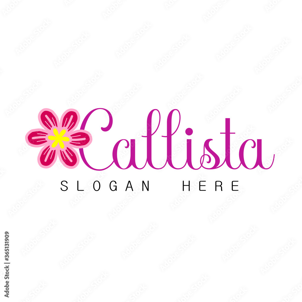 Illustration vector graphic of flower logo good for boutique, salon and spa logo