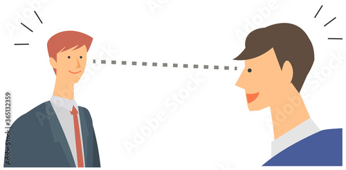 オンライン　英会話　ベクター　イラスト