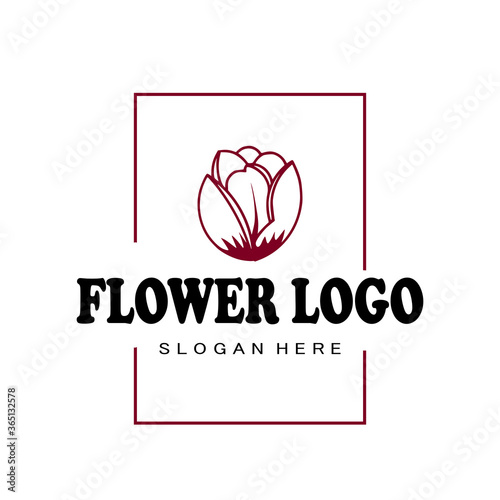 Illustration vector graphic of flower logo good for boutique, salon and spa logo