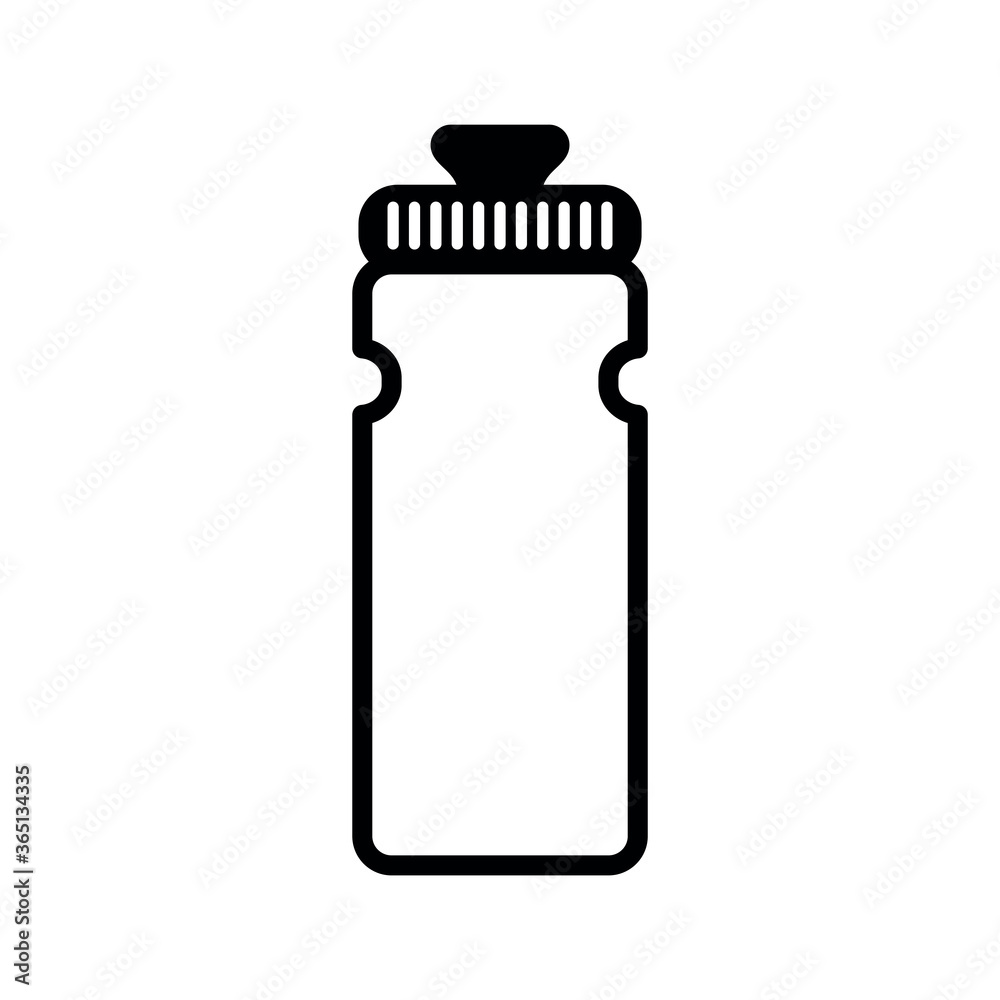 Bottle sport icon vector logo design template Bottle sport icon vector logo design template