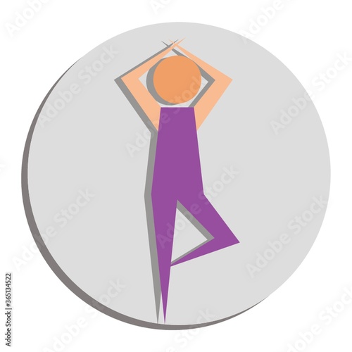 yoga tree pose