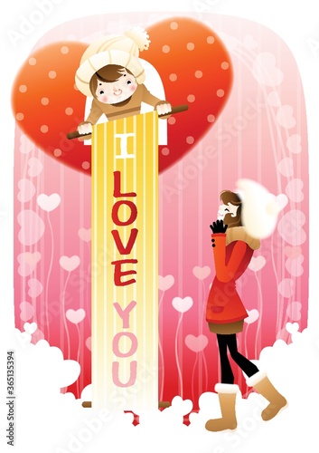 boy proposing to a girl