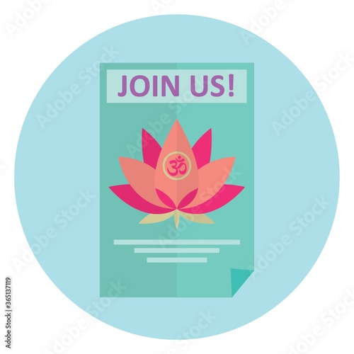 yoga classes poster