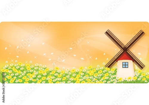 windmill in garden