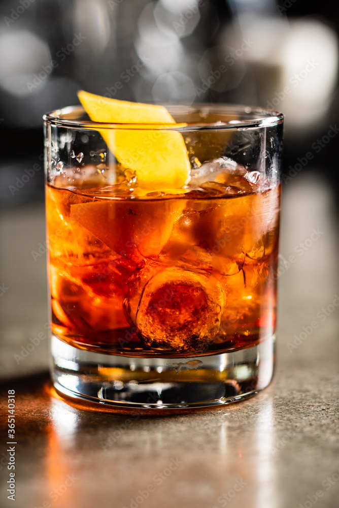 cocktail in the bar
