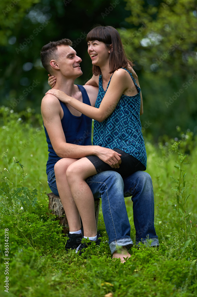 Happy young couple Happy young couple