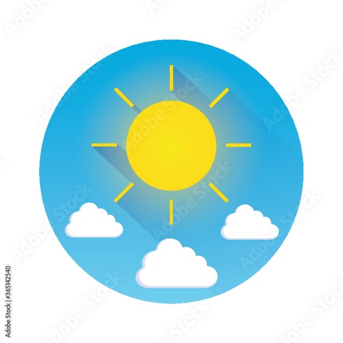 sun and clouds