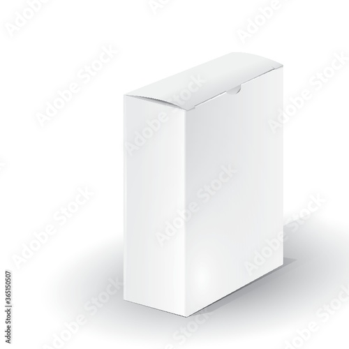 blank package box
