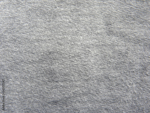 Gray color soft cotton fabric textured background