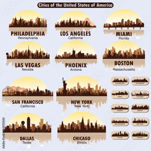 cities of the united states of america