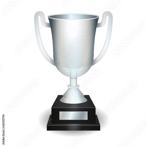 silver trophy cup