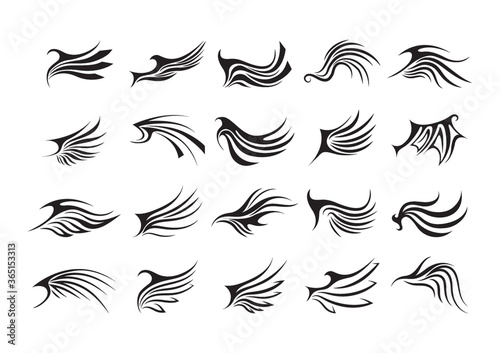 tattoo wing set