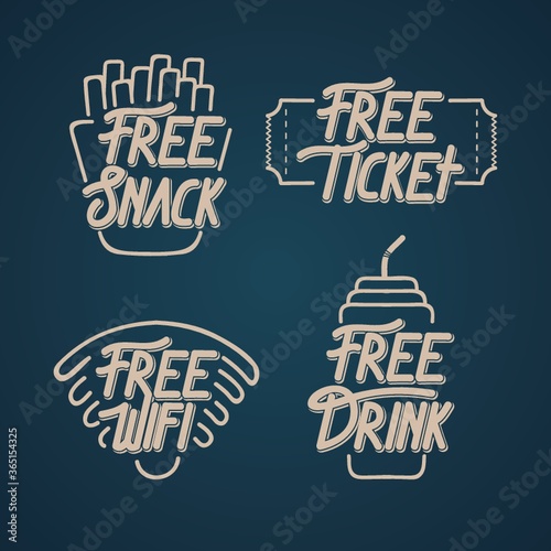 set of free labels