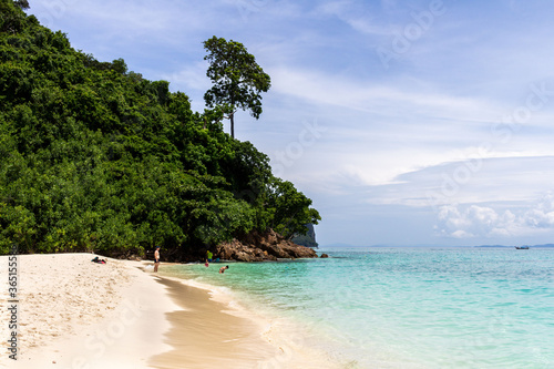The stunning Bamboo Island close to Koh Phi Phi in Thailand 