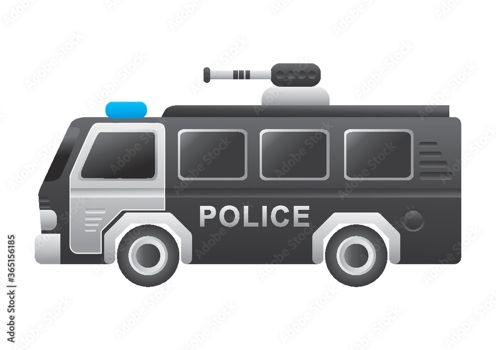 police van police van