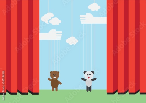 puppets stage performance
