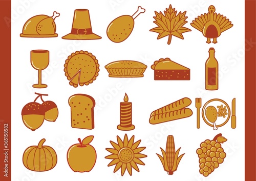 thanksgiving icons
