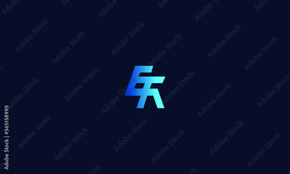 Abstract, Creative, Minimal and Unique Alphabet letters EF, FE logo Abstract, Creative, Minimal and Unique Alphabet letters EF, FE logo