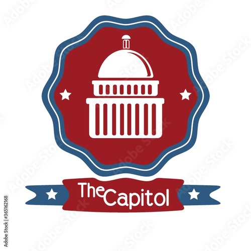 united states capitol label