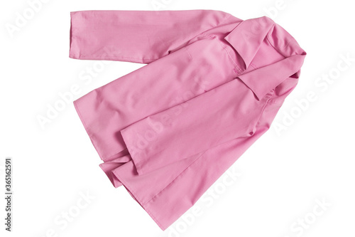 Pink jacket isolated
