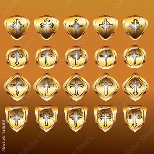 set of crosses