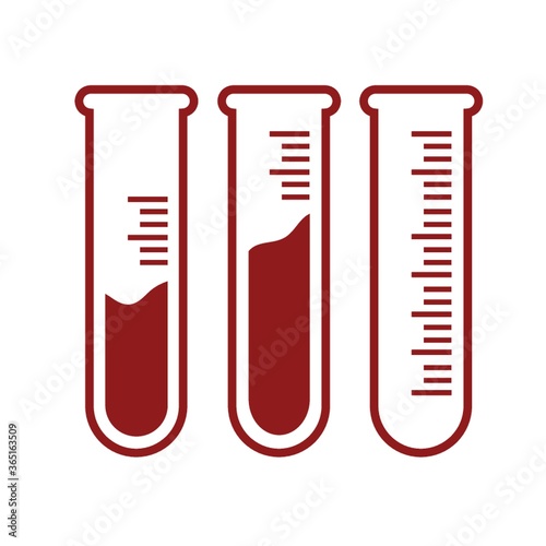 test tubes with blood
