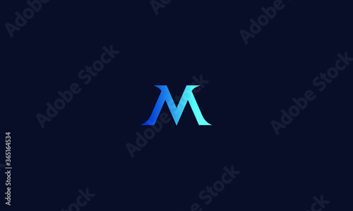 Free Download Abstract, Creative, Minimal and Unique Alphabet letter M logo - GFXLoad